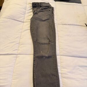 Mother Off-black Denim Jeans